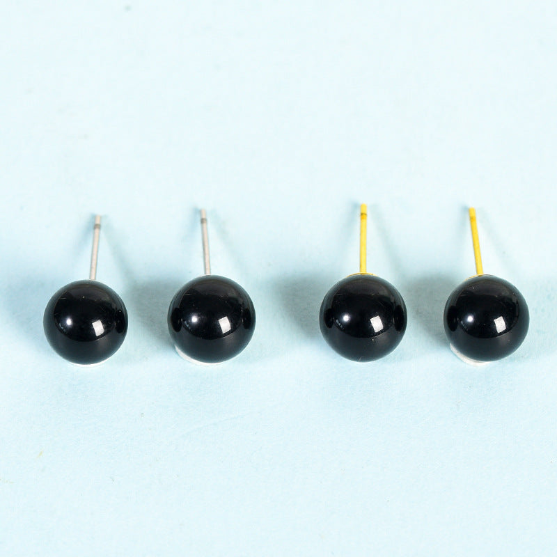 Wholesale Natural Crystal Raw Stone Crystal Earrings Stud Earrings